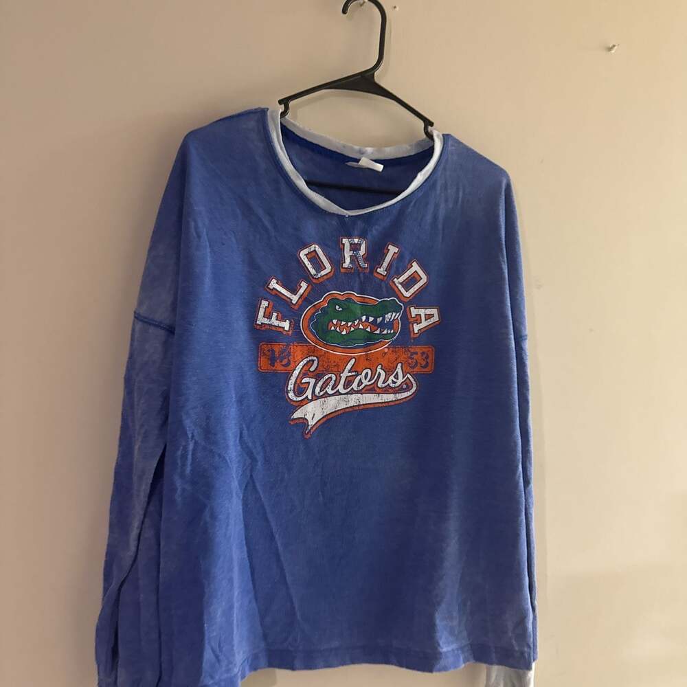 Florida Gators Long Sleeve Layered Tee College Football Shirt - Picture 2 of 5